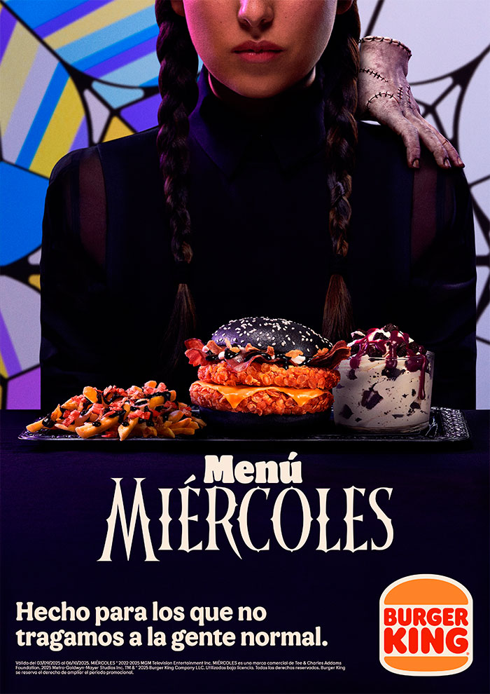 Burger King celebra a los que no tragan a la gente normal.