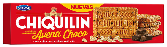 Nuevas Chiquilín Avena con pepitas de chocolate.