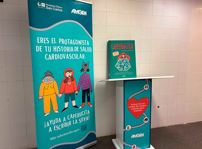 Versión interactiva de "Caperucita" para promover la salud cardiovascular.