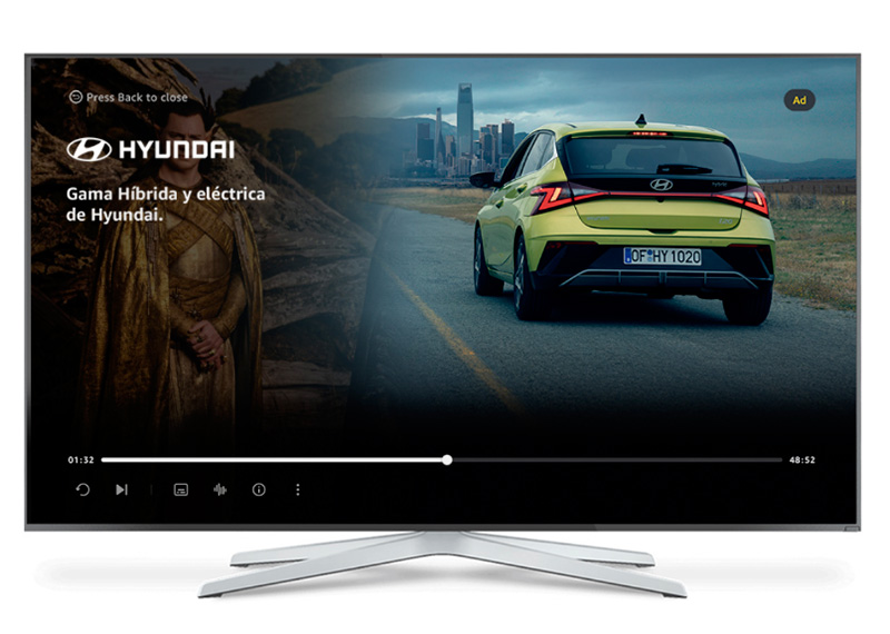 Hyundai estrena Pause Ads en Amazon Prime Video en España