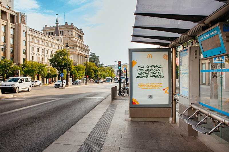 McDonald´s reutiliza soportes publicitarios en su nueva campaña