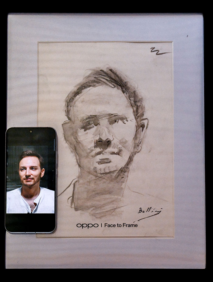 OPPO monta en Roma el taller creativo “Face to Frame”.
