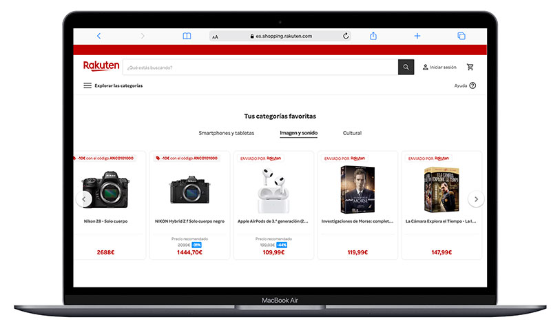 Rakuten Francia lanza su marketplace en España