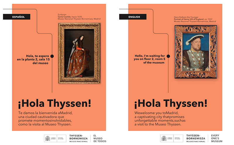 El Thyssen lanza una campaña en 30 hoteles de Madrid