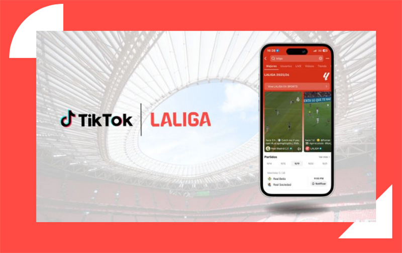 TikTok y LALIGA amplían su acuerdo de colaboración