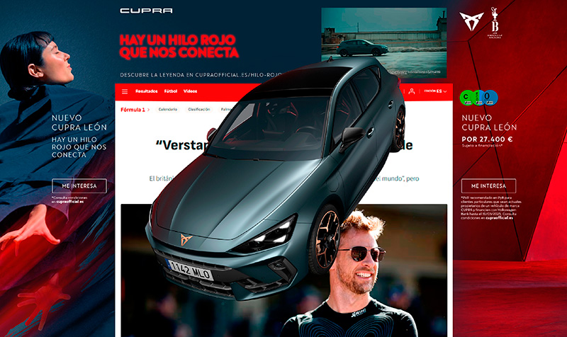 Cupra y Wemass redefinen el formato display