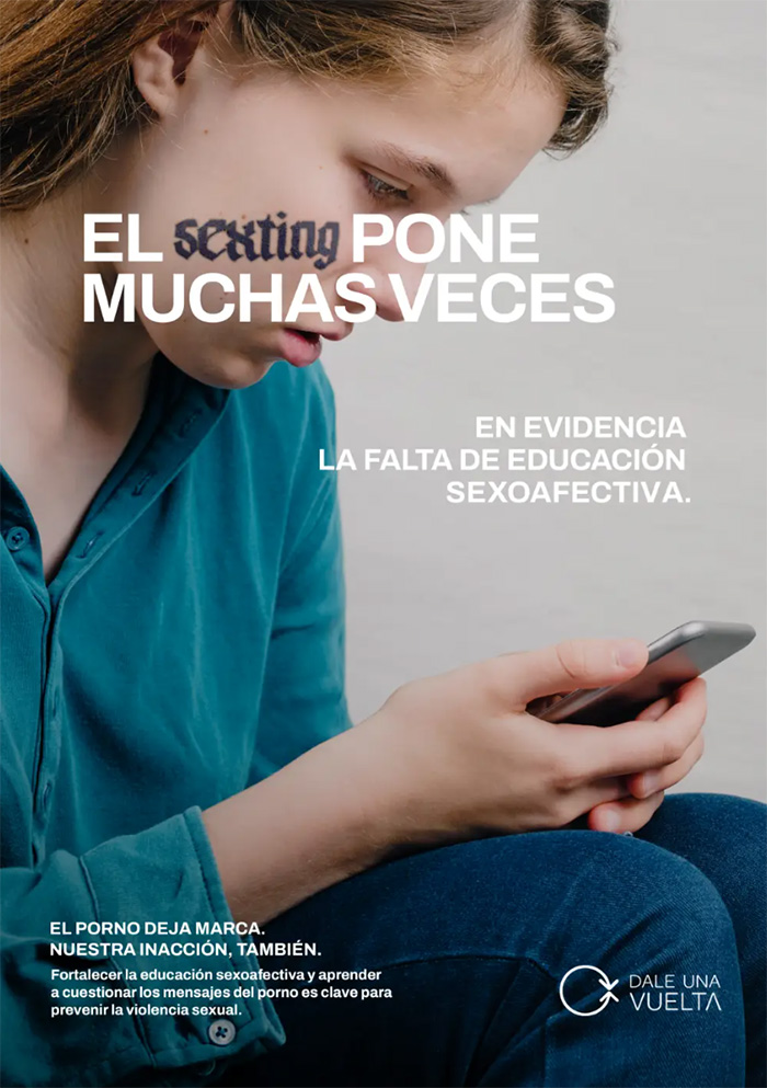 No al porno accesible a niños y adolescentes.