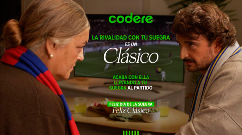 Codere presenta “La rivalidad con tu suegra es un Clásico”