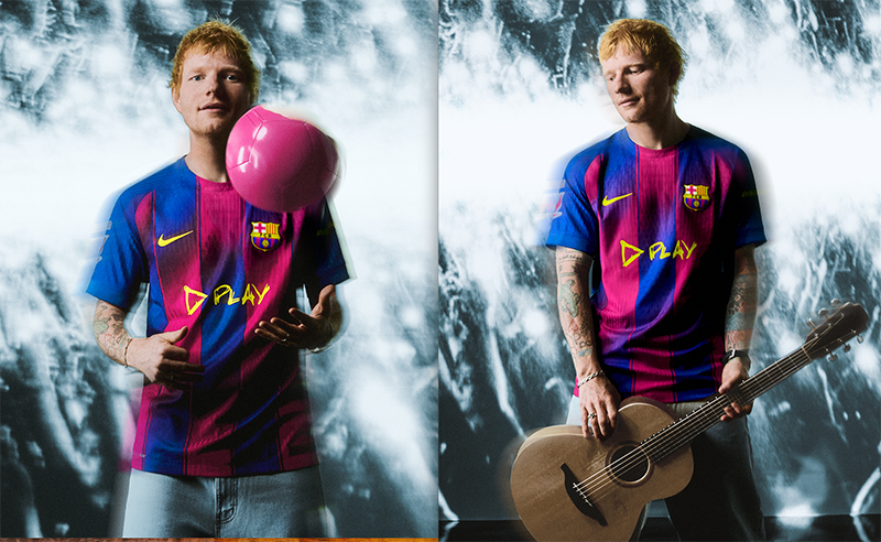 El FC Barcelona "ficha" a Ed Sheeran para El Clásico