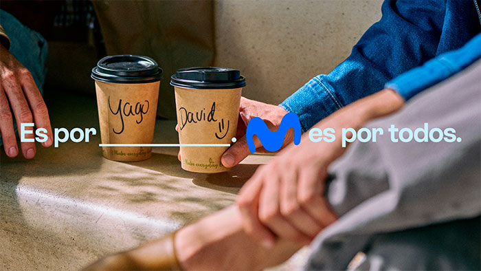 Es por ti, por todos: Movistar personaliza su nueva campaña.