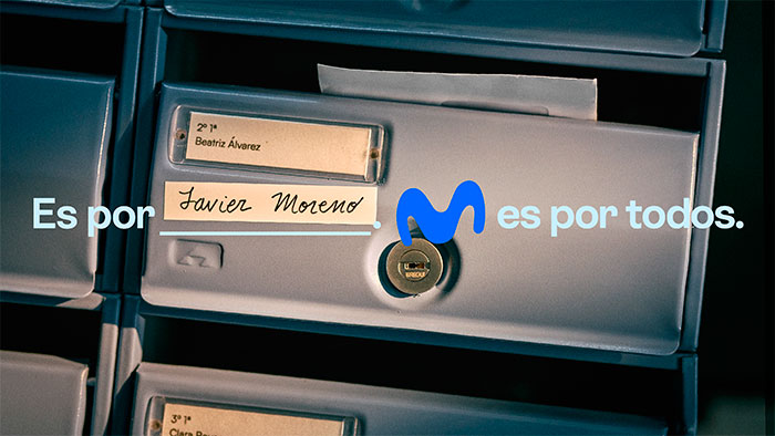 Es por ti, por todos: Movistar personaliza su nueva campaña.