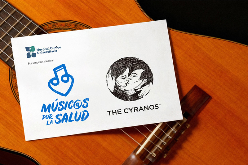 The Cyranos trabaja para la ONG Músicos por la Salud