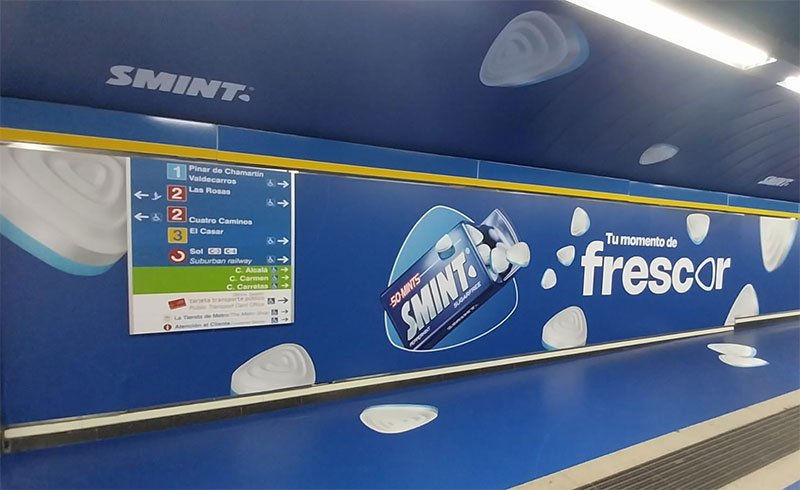 Smint refresca el centro de Madrid con una campaña inmersiva