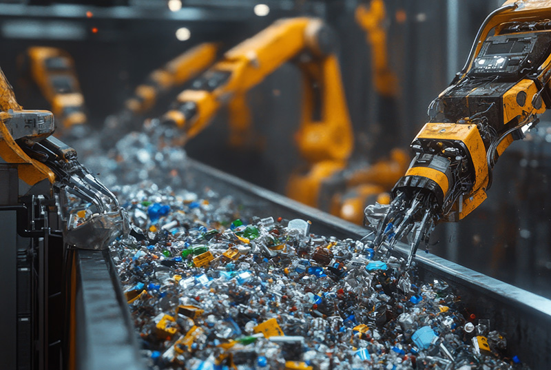 Robots que reciclan residuos para salvar el planeta