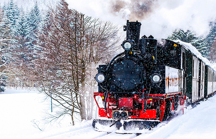 Trenes navideños en AMC Networks.