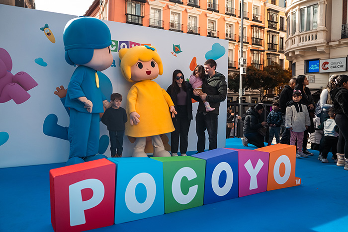 Pocoyó y Bea conquistan Callao con una acción inmersiva y familiar.