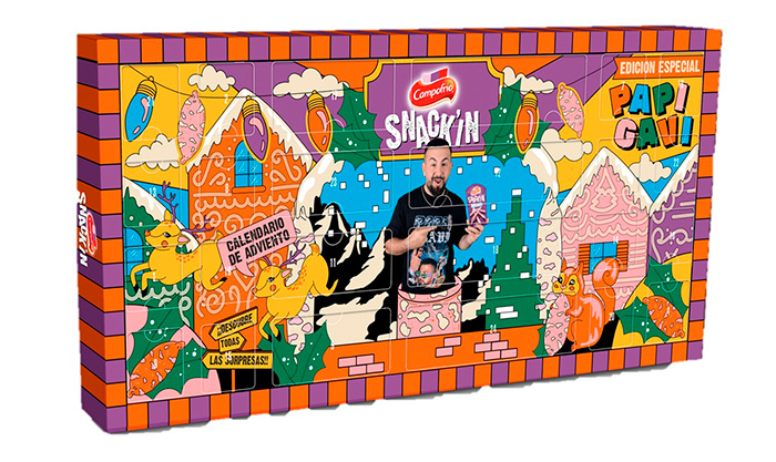 Lola Lolita y Papi Gavi en el calendario de adviento de Campofrío.