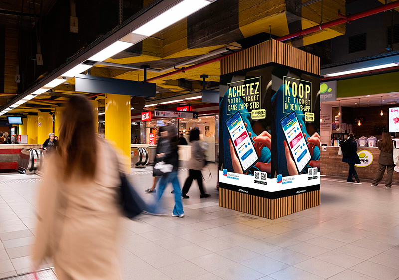 JCDecaux gana la cuenta de la Sociedad de Transportes de Bruselas