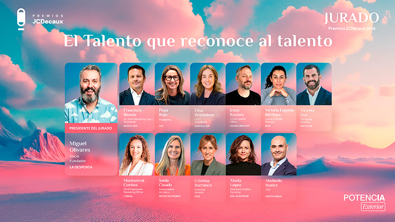 Ya conocemos al jurado de los Premios JCDecaux 2026