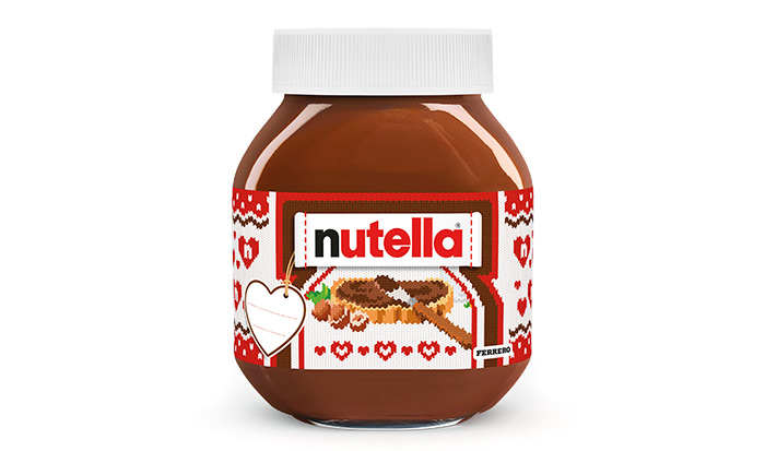 Nutella estrena su nuevo packaging navideño.