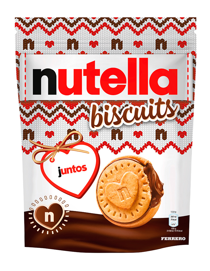Nutella estrena su nuevo packaging navideño.