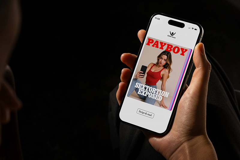 "Payboy", la campaña que alerta sobre la sextorsión a menores