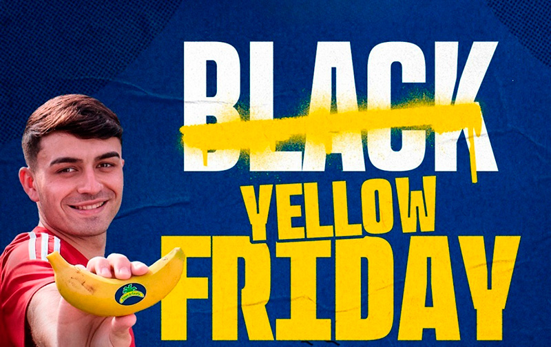 Plátano de Canarias convierte el Black Friday en un Yellow Friday