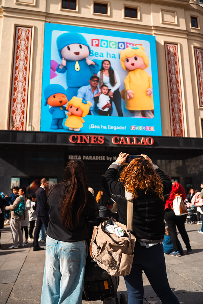 Pocoyó y Bea conquistan Callao con una acción inmersiva y familiar.