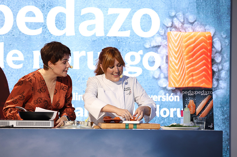 Showcooking con el Salmón de Noruega
