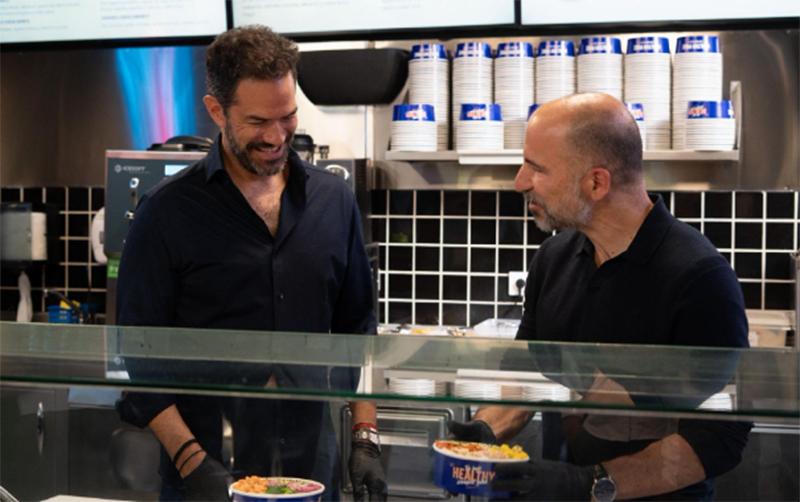 El CEO de Uber visita Healthy Poke en España