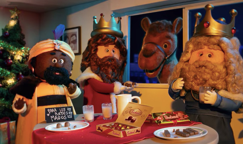 Animación "stop motion" para el anuncio navideño de Suchard