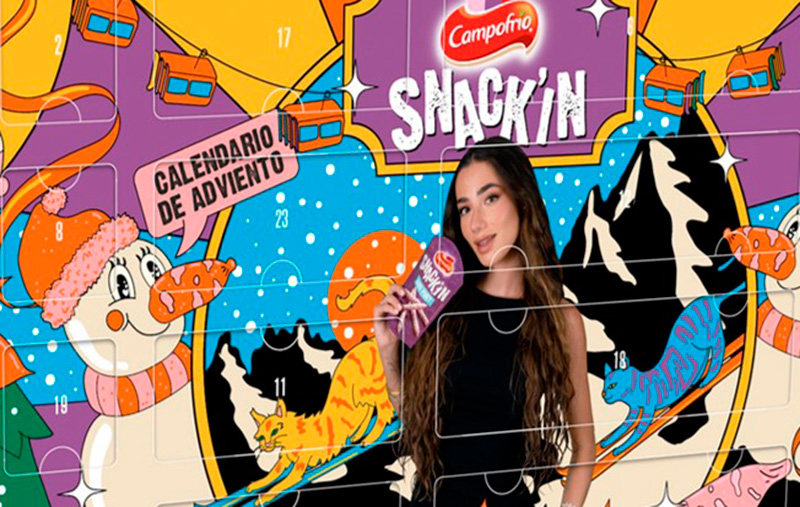 Lola Lolita y Papi Gavi en el calendario de adviento de Campofrío