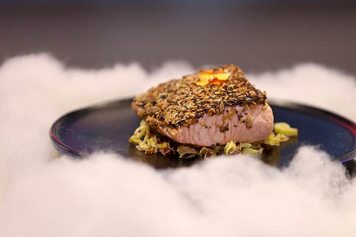 Showcooking con el Salmón de Noruega.