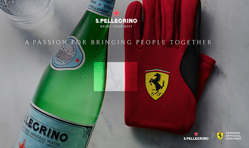 S.Pellegrino se alía con Ferrari para celebrar un legado común