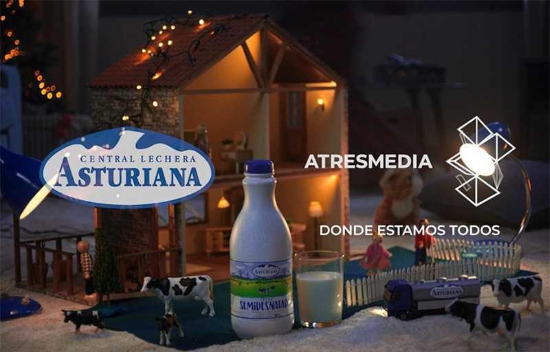 Central Lechera Asturiana enciende el sabor de la Navidad en Atresmedia