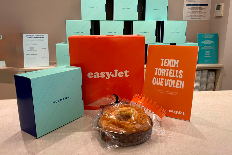easyJet y Hofmann se unen para regalar roscones de Reyes