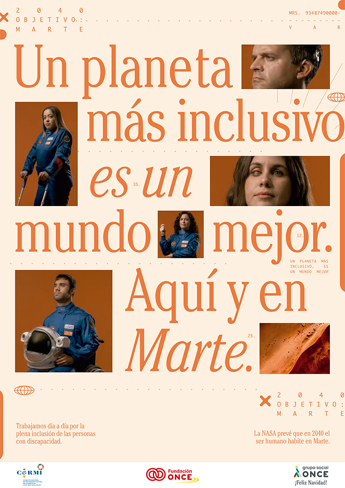 El Grupo Social ONCE lanza una misión inclusiva a Marte.