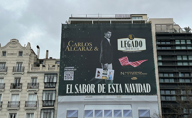 Legado Ibérico y Carlos Alcaraz celebran el "Sabor de esta Navidad"