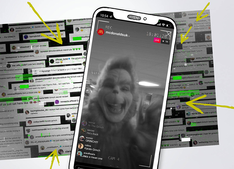 El Grinch quiere sabotear la Navidad de McDonald´s