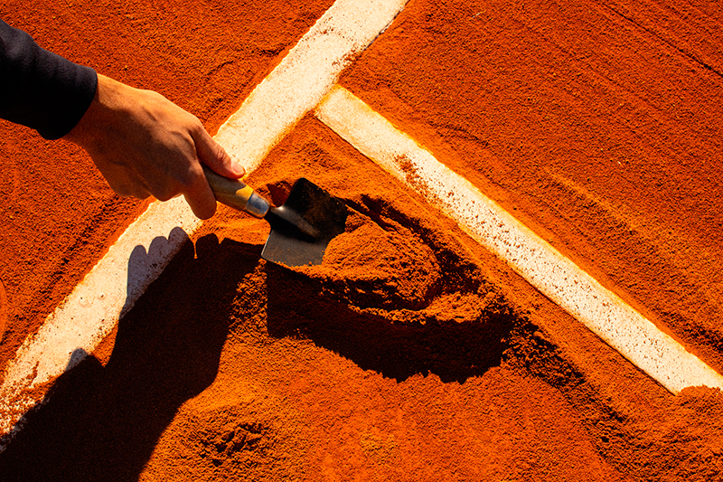 Homenaje a Rafa Nadal... escrito con tierra batida