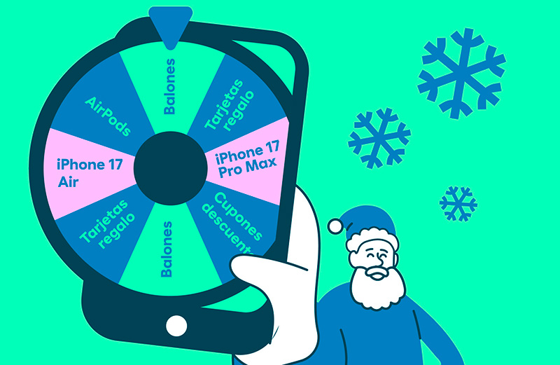 La ruleta navideña de Moeve gow sortea premios y descuentos