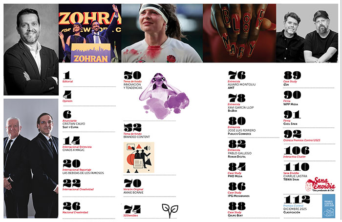 Número de diciembre 2025 de la revista Ctrl ControlPublicidad.