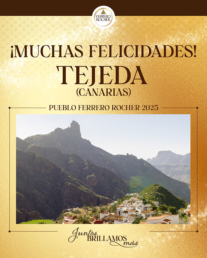 Tejeda gana el alumbrado de Ferrero Rocher.