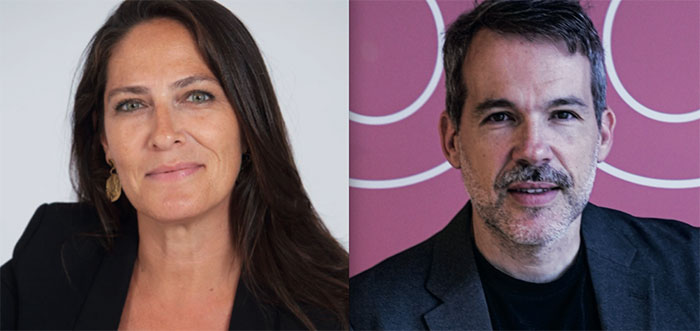 Ana Lorenzo de WPP y Javier Gómez de Dentsu Creative.