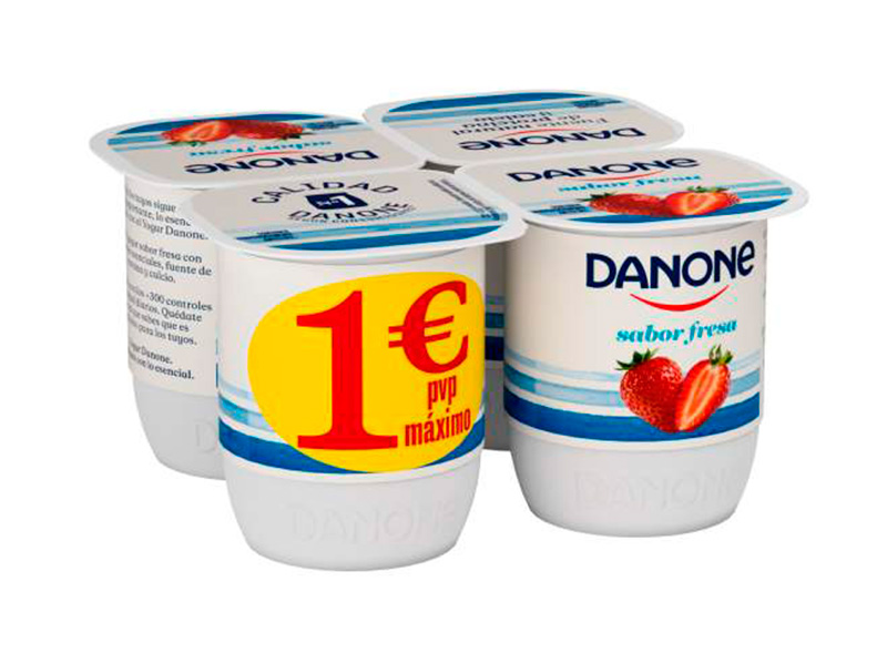 Danone mantiene el precio de sus yogures a 1 euro