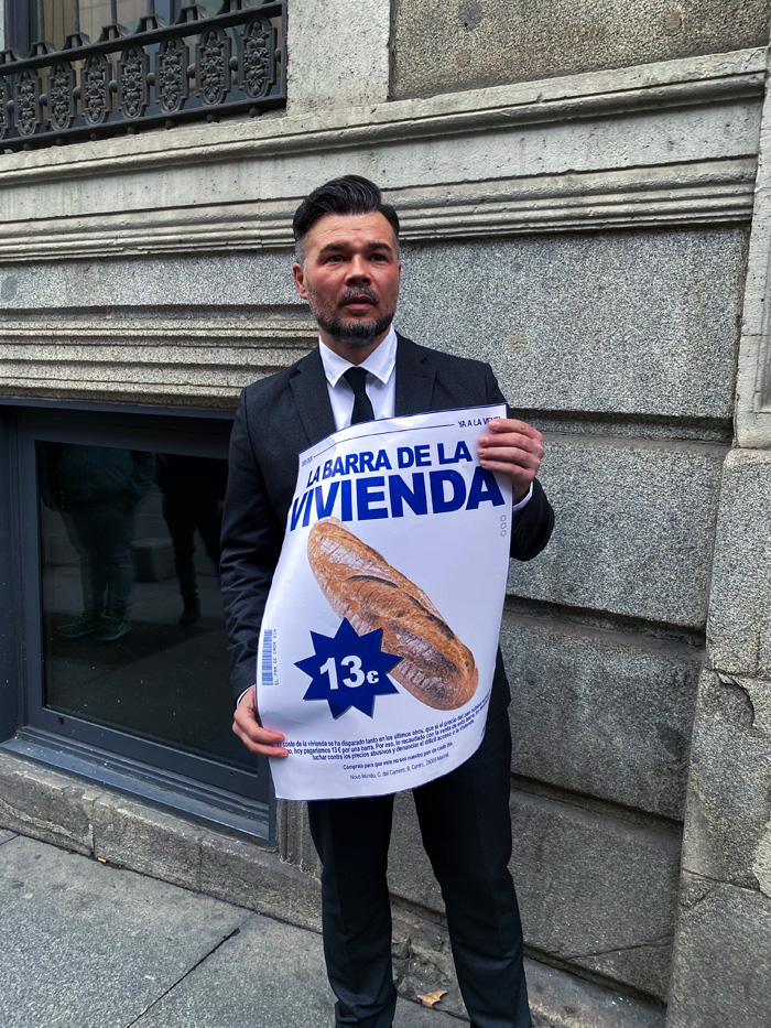 La barra de pan que se iguala al precio de la vivienda.