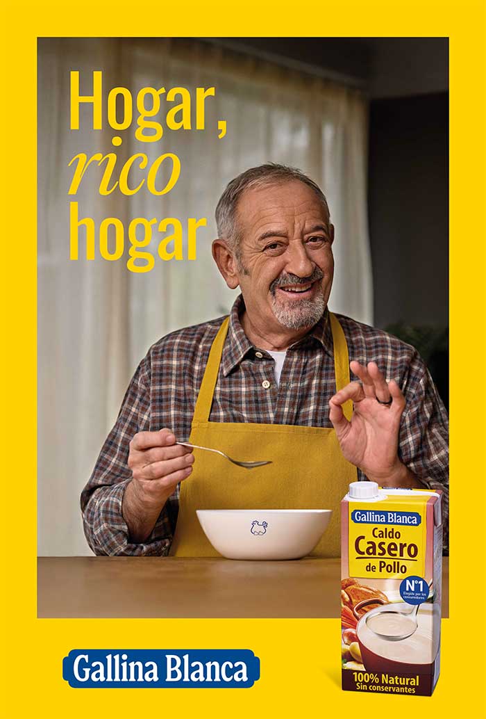 Gallina Blanca da un giro emocional con "Hogar, rico hogar".