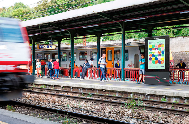 JCDecaux renueva la explotación de la red ferroviaria de Luxemburgo