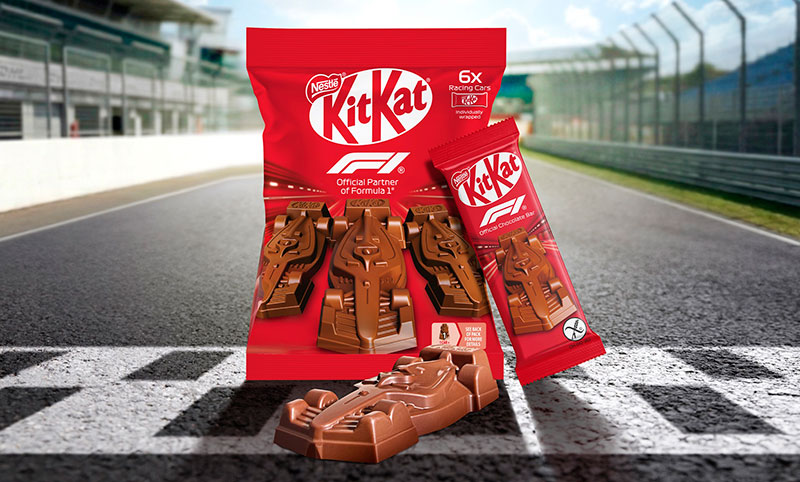 KitKat, chocolate oficial de Fórmula 1