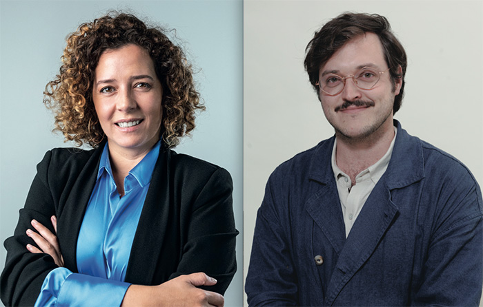 Laura Soto de BE A LION y Ricky Pombo de SAMY.